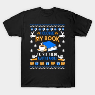 Bookish Christmas Sweater. Book Lover Christmas Gift. T-Shirt